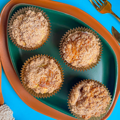Muffins de doce de leite