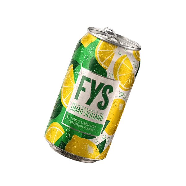 Refrigerante Limão Siciliano Fys Lata 350ml